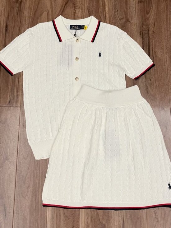Polo Ralph Lauren Pants - Polo Ralph Lauren Cable Knit Two Piece Skirt Set